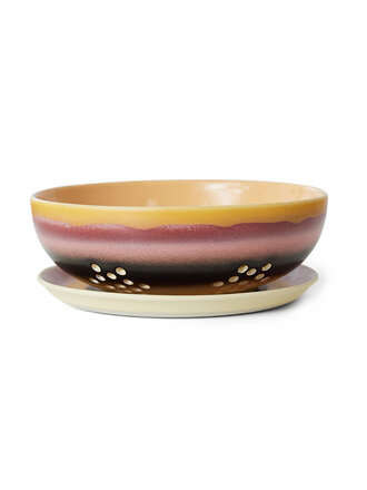 HK Living 70s ceramics: berry bowl Sunset