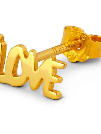 LULU CPH Word Love earring 1 pcs