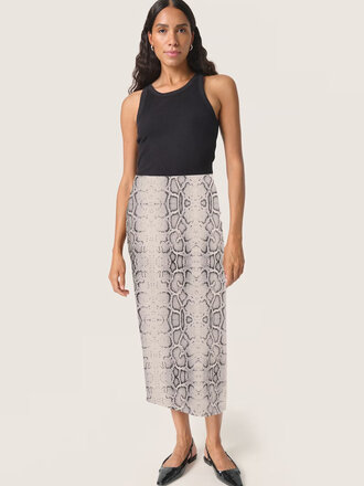 Soaked Xala Pencil Skirt Snake Print
