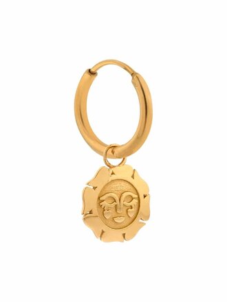 Label KIKI Smiling sun hoop gold