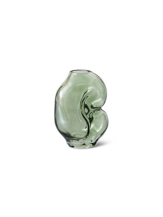 HK Living Gleam glass small vase olive