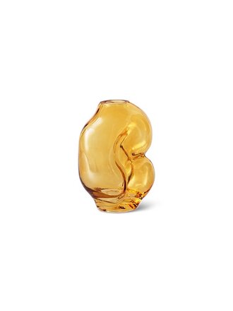 HK Living Gleam glass small vase amber