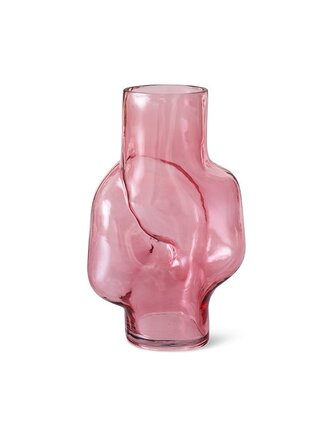 HK Living Gleam glass high vase rose
