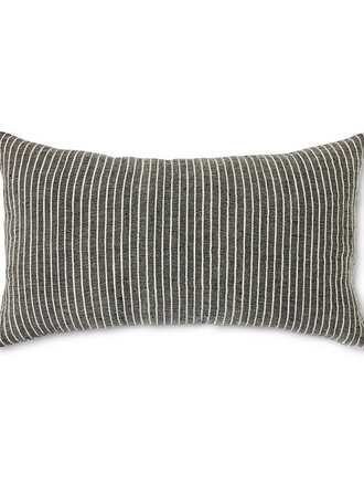 HK Living Striped cushion monochrome 70x40cm