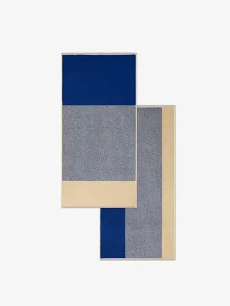 SUITE702 Handdoeken Set Cobalt Blue Ecru