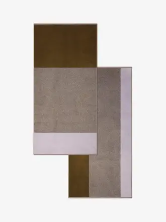 SUITE702 Badhanddoeken Set Green Lilac