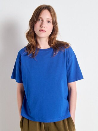 American Vintage Dames-T-shirt Fizvalley Koningsblauw Vintage