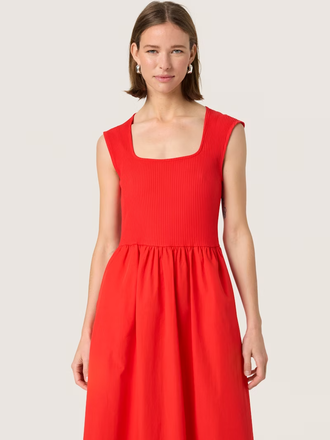 Soaked Simone Dress Goji Berry