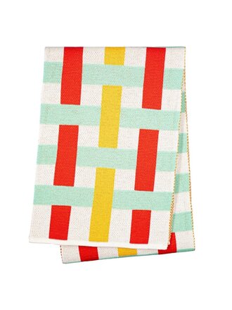 Roos Vandekerckhove Scarf Yarah Blue - Yellow