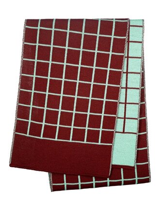 Roos Vandekerckhove Scarf Ines Brown - Turquoise