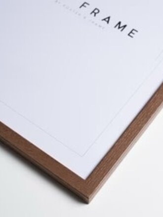 Poster & Frame Dark Oak Wood Frame Acrylic - 30 x 40 cm