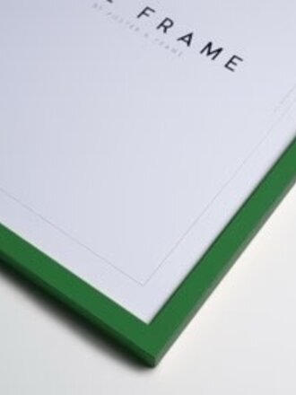 Poster & Frame Green Wood Frame Acrylic - 30 x 40 cm