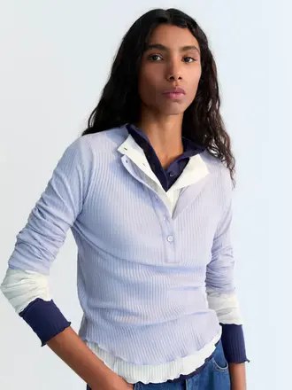 The New Society Enea Tee Lilac Haze