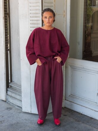 Black Rose PANTS LABON W25 rosso cupo