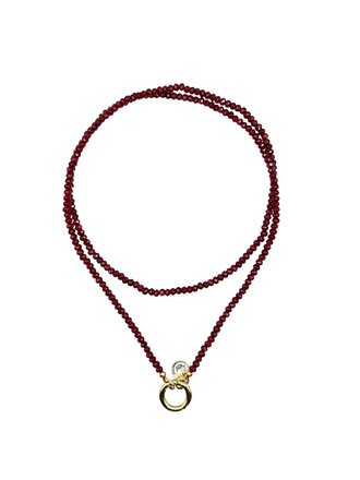 Bonnie Studios ROGER RED LONG NECKLACE