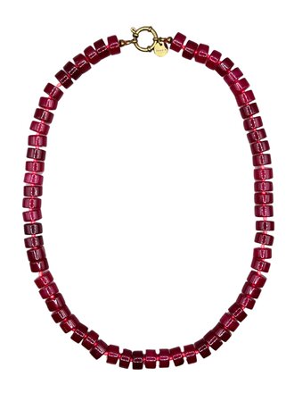 Bonnie Studios PHIL BURGUNDY NECKLACE