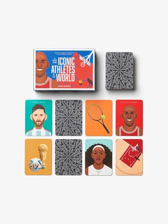 Printworks MEMO GAME - ICONIC ATHLETES