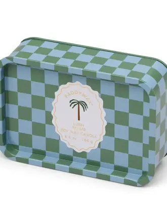 Paddywax A Dopo 184g Palm Printed Tin Candle - Lush Palms