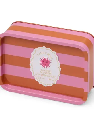 Paddywax A Dopo 184g Sun Printed Tin Candle - Orange Blossom