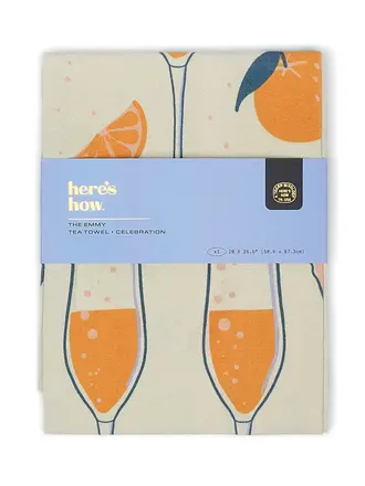 Here's How The Emmy Tea Towel - Celebration