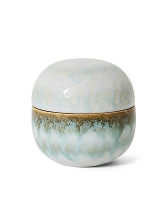 HK Living 70s ceramics: sugar pot petal