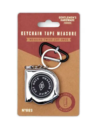 Gentlemen's Hardware Key Chain Tape Measure