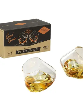 Rocking Whisky Glasses Set Of 2