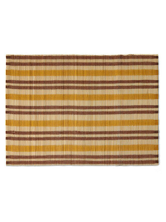 HK Living Bamboo placemat Amber