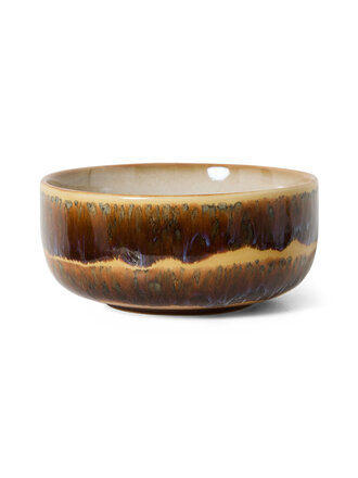 HK Living 70s ceramics: dessert bowl Cliffs