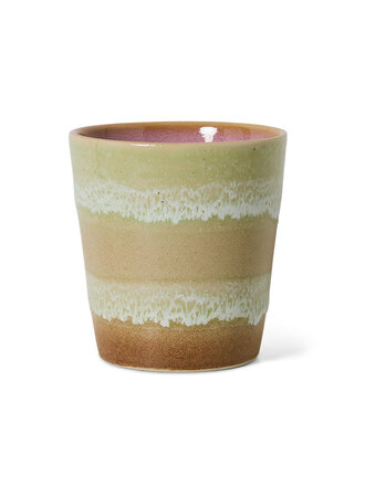 HK Living 70s ceramics: coffee mug Umber