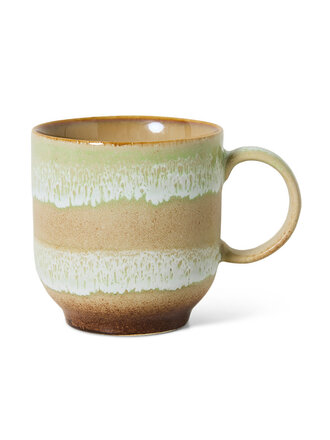 HK Living 70s ceramics: café mug Umber