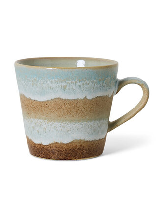 HK Living 70s ceramics: cappuccino mug Skyline
