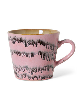 HK Living 70s ceramics: cappuccino mug Bubble