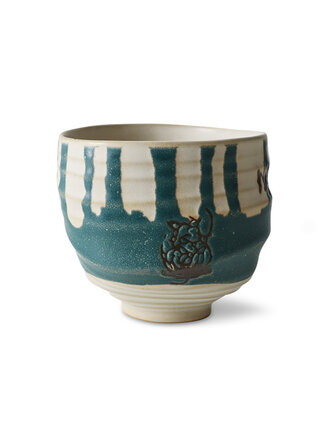 HK Living Artist ceramics: coffee cup dipped