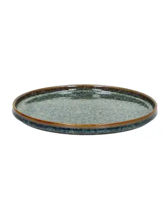 Pomax RASA - dessertbord - porselein - DIA 22,5 x H 2 cm - brons