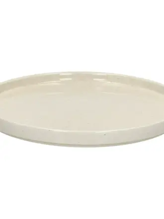 Pomax RASA - dinerbord - porselein - DIA 26,8 x H 2,5 cm - gebroken wit