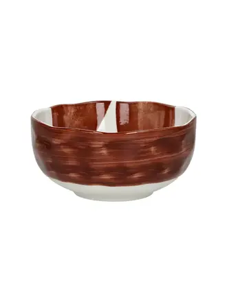 Pomax LABO - soepkom - porselein - DIA 15,2 x H 6 cm - roest