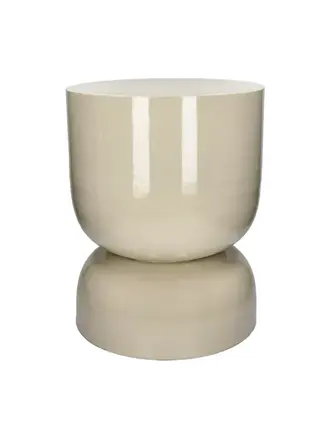 Pomax MIMEA - kruk - ijzer - DIA 36 x H 46 cm - ivoor