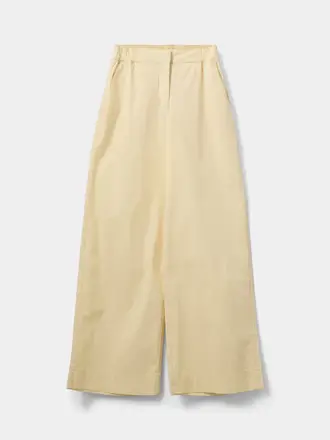 Sofie Schnoor REINESW WIDE LEG TROUSERS Light Yellow