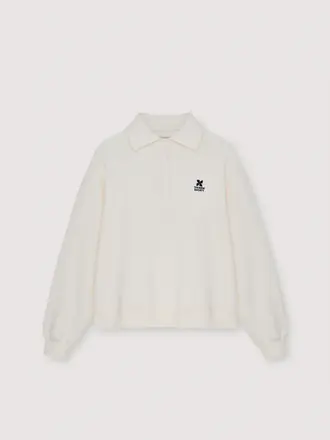 The New Society TNS LOGO POLO Ecru