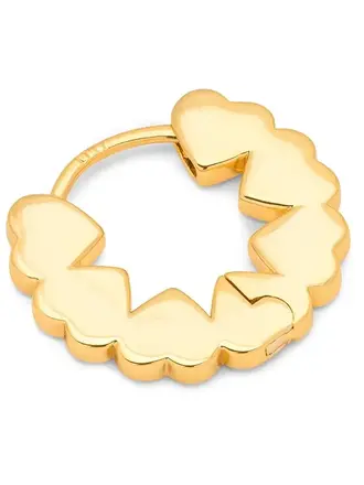 LULU CPH Heart Hoops Pair