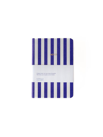 A-JOURNAL Fabrique A7 Notebook Striped Blue