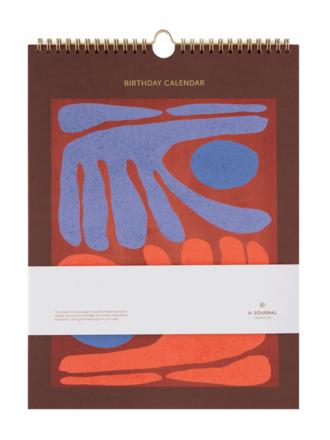 A-JOURNAL Birthday Calendar Arty 2.0