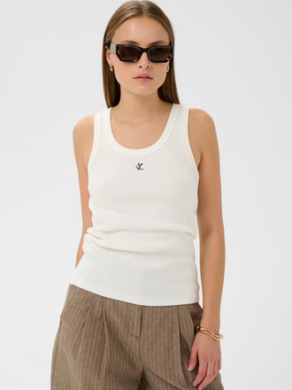 Soaked Serenella Tank Top Broken White