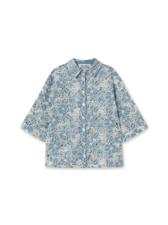 The Tiny Big Sister LACE SHIRT *grey*