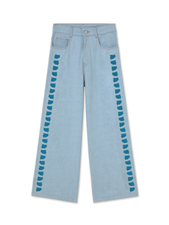 The Tiny Big Sister BERTA ROSES DENIM *light wash denim*