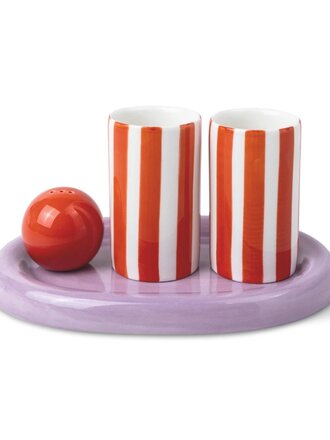 Designworks Ink The Lily Mae Ceramic Tequila Shot Glass Set - Poppy + Lilac