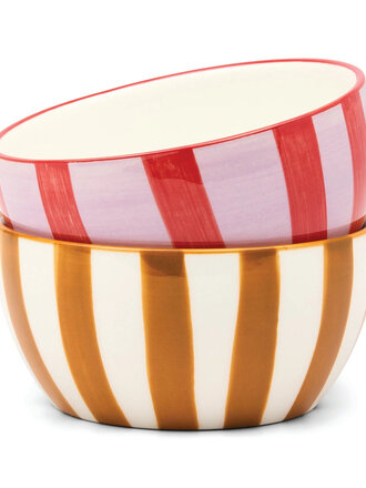 Designworks Ink The Bella Dipping Bowls - Set of 2 - Ochre & Rust