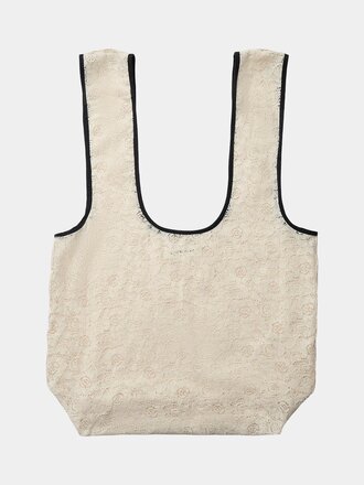 Sofie Schnoor CAIASW LACE TOTE BAG - OFF WHITE