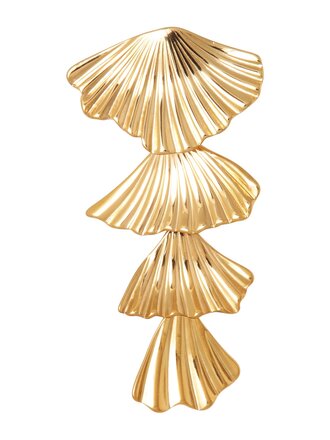 Label KIKI Golden leaf hoop gold
